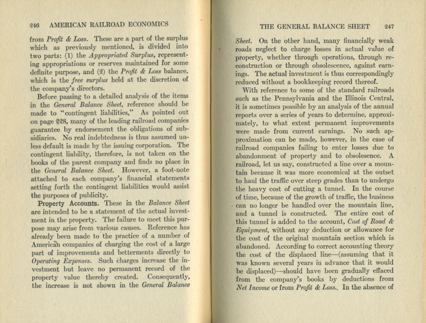 American Railroad Economics