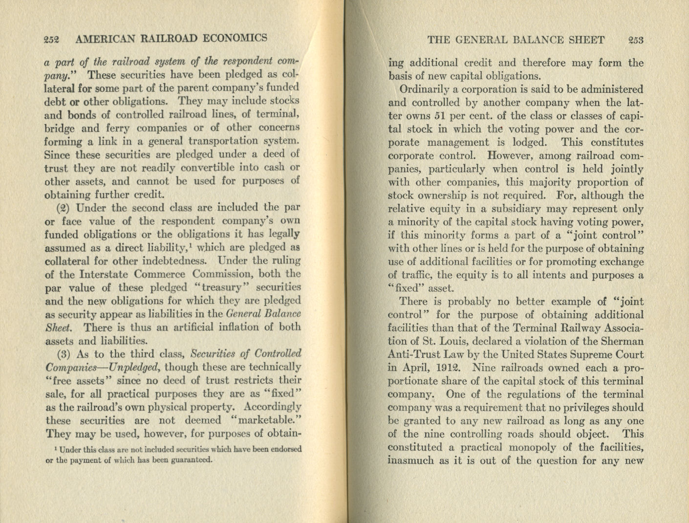 American Railroad Economics
