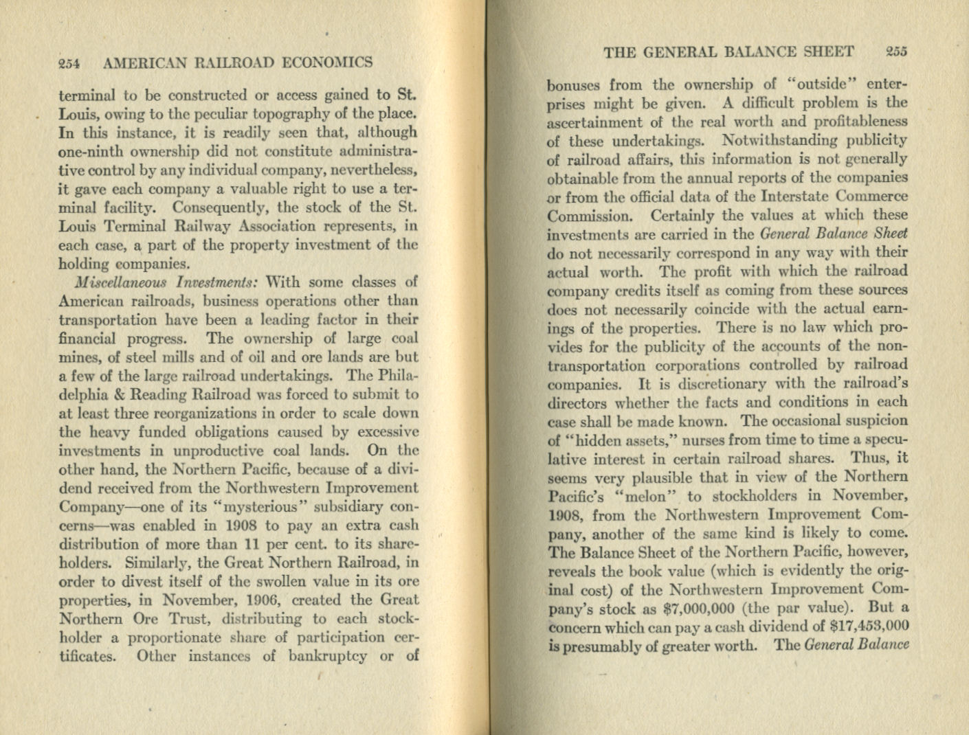 American Railroad Economics