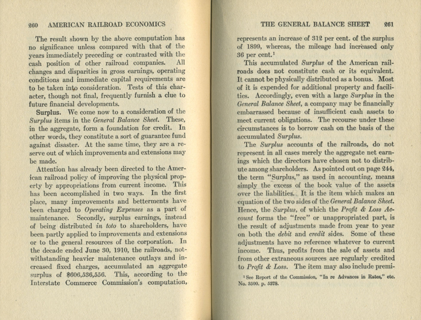 American Railroad Economics