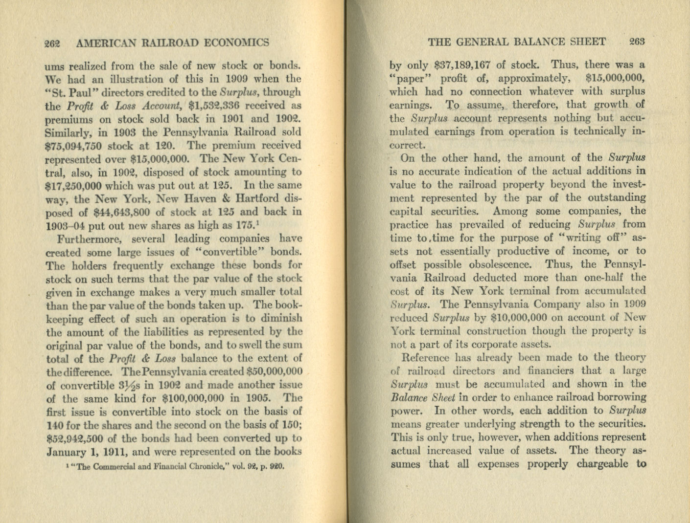 American Railroad Economics