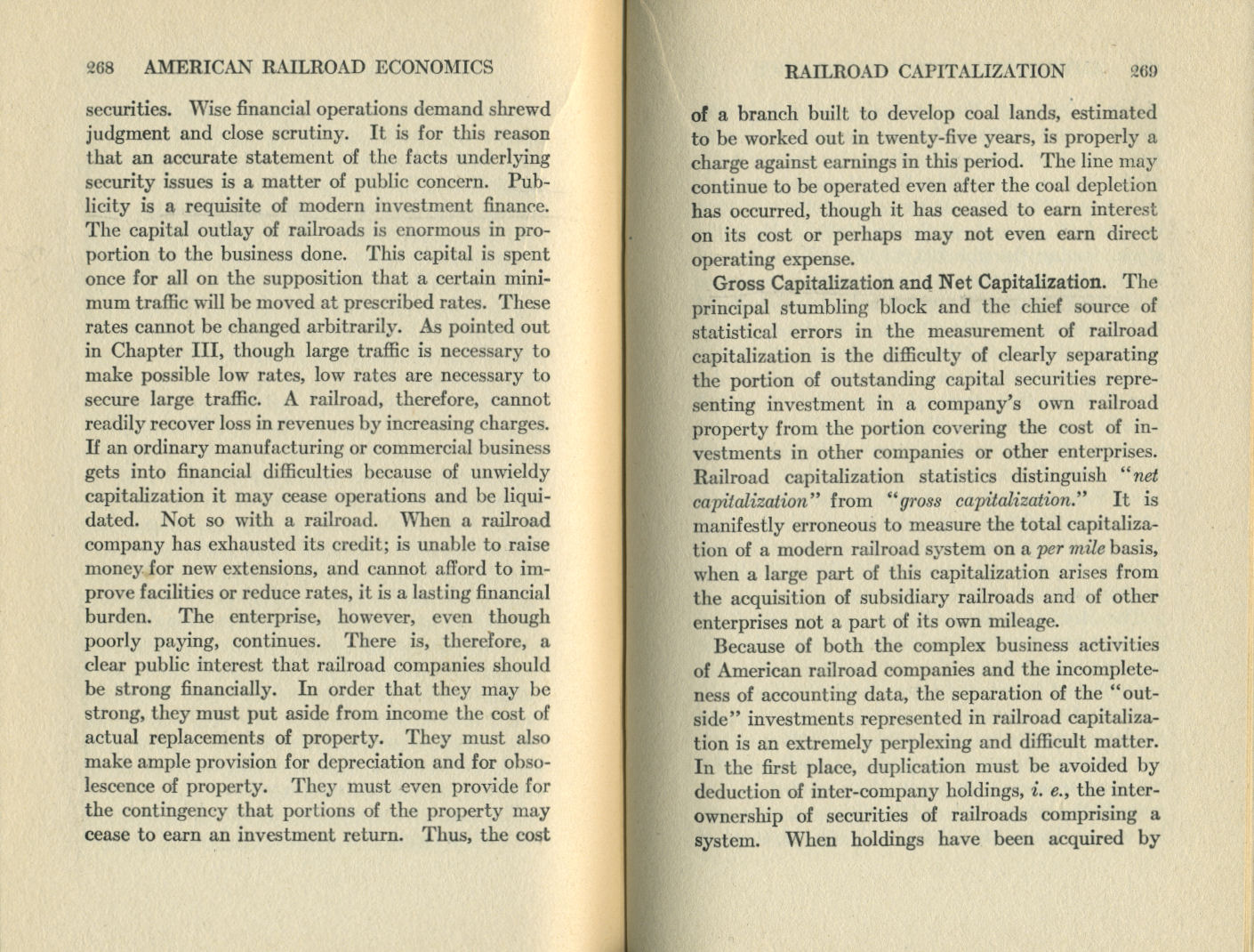 American Railroad Economics