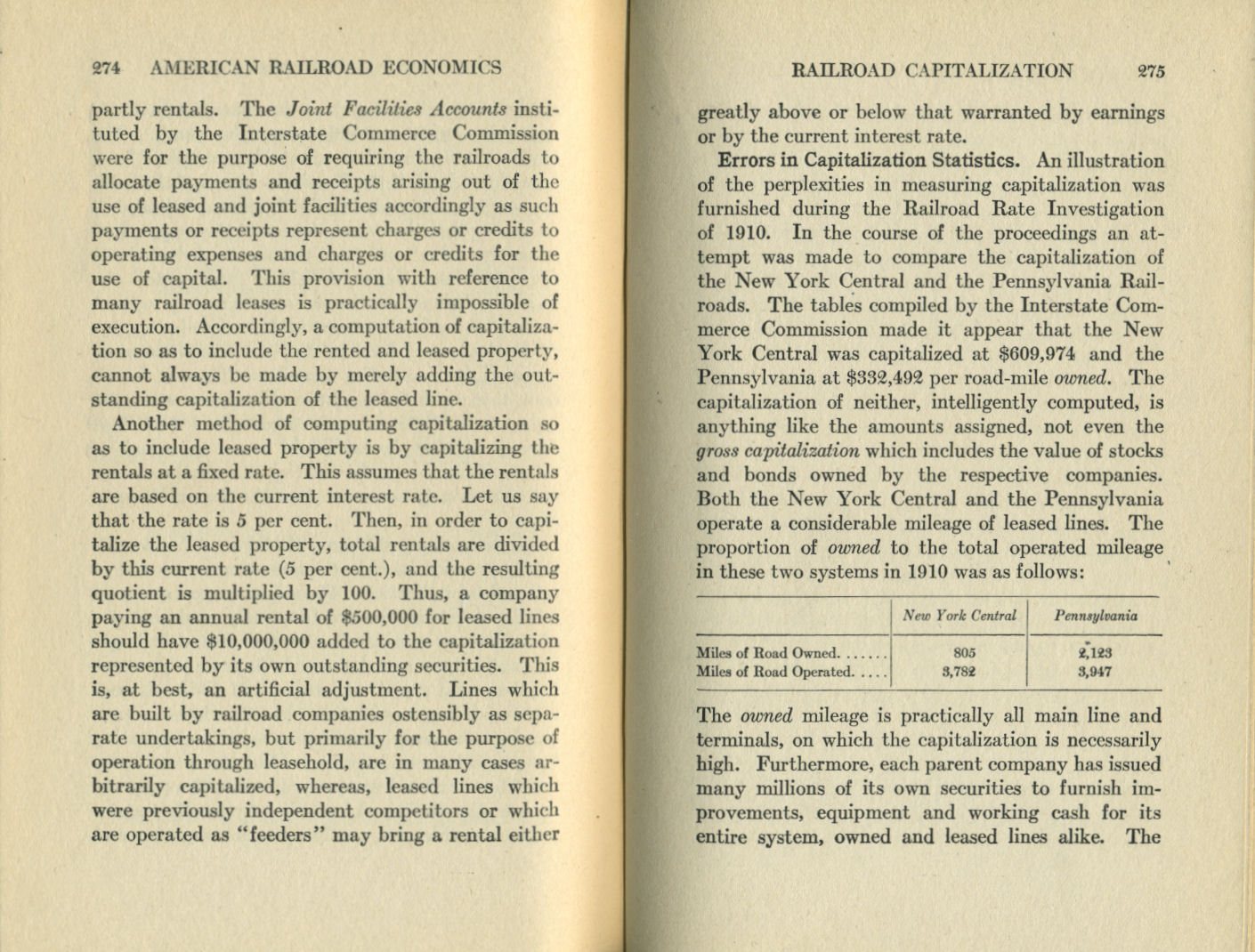 American Railroad Economics