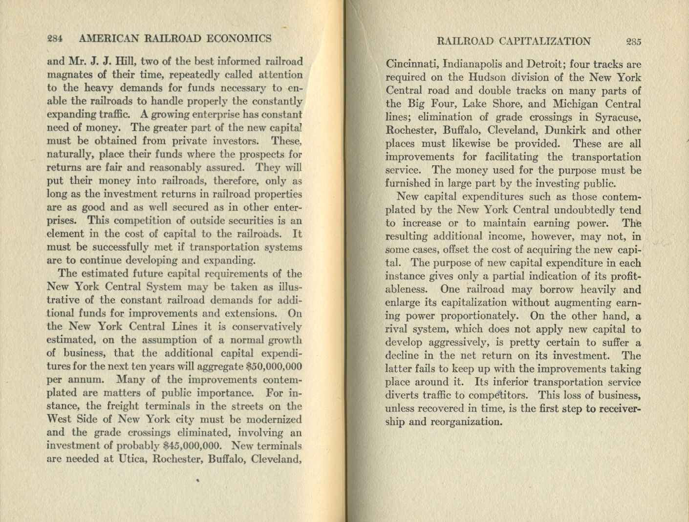 American Railroad Economics