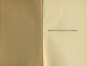 American Railroad Economics