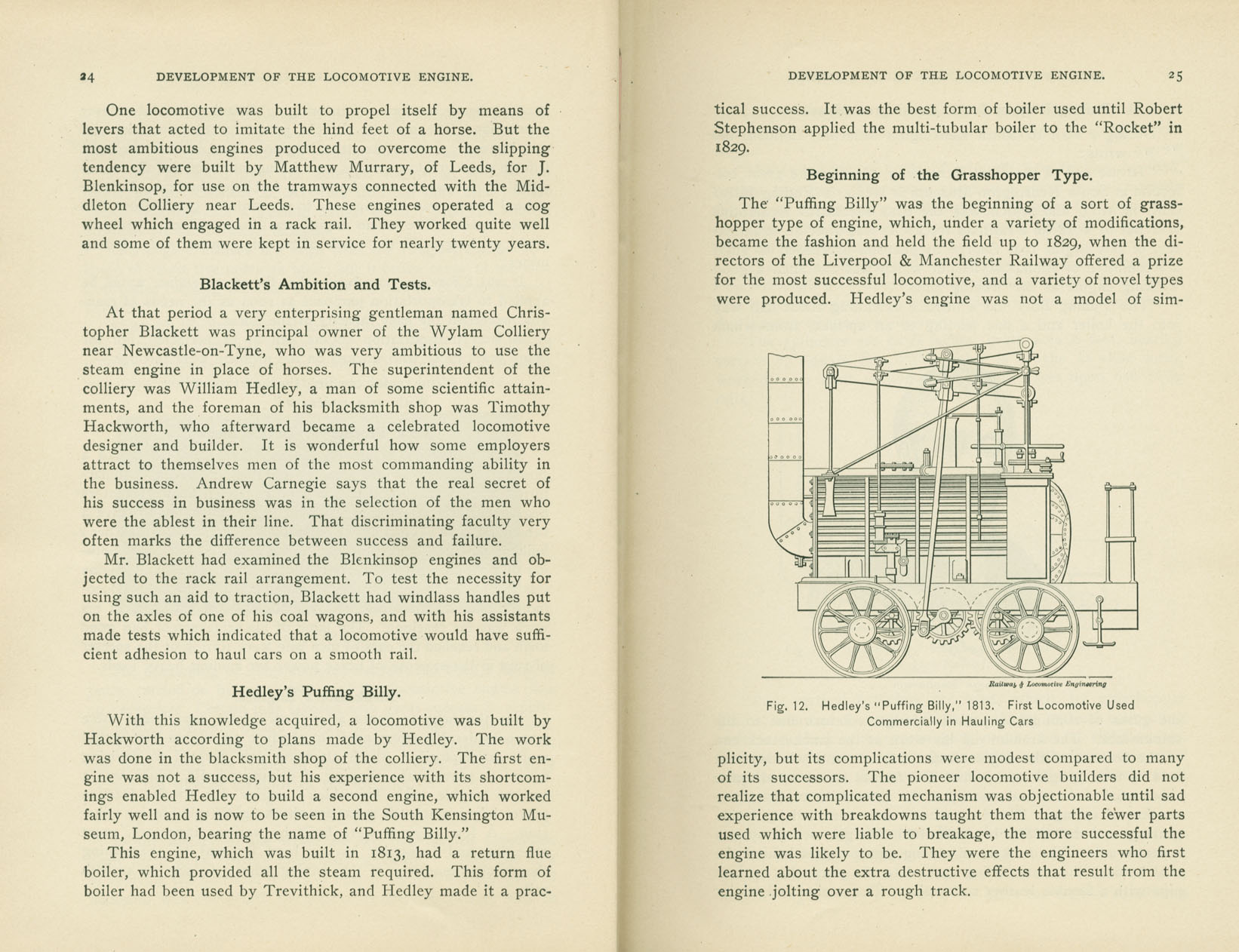 Development of the Locomotive Engine