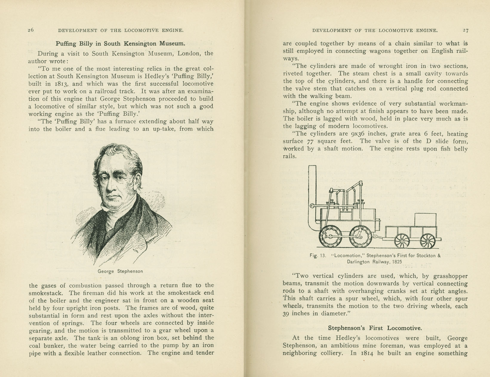 Development of the Locomotive Engine