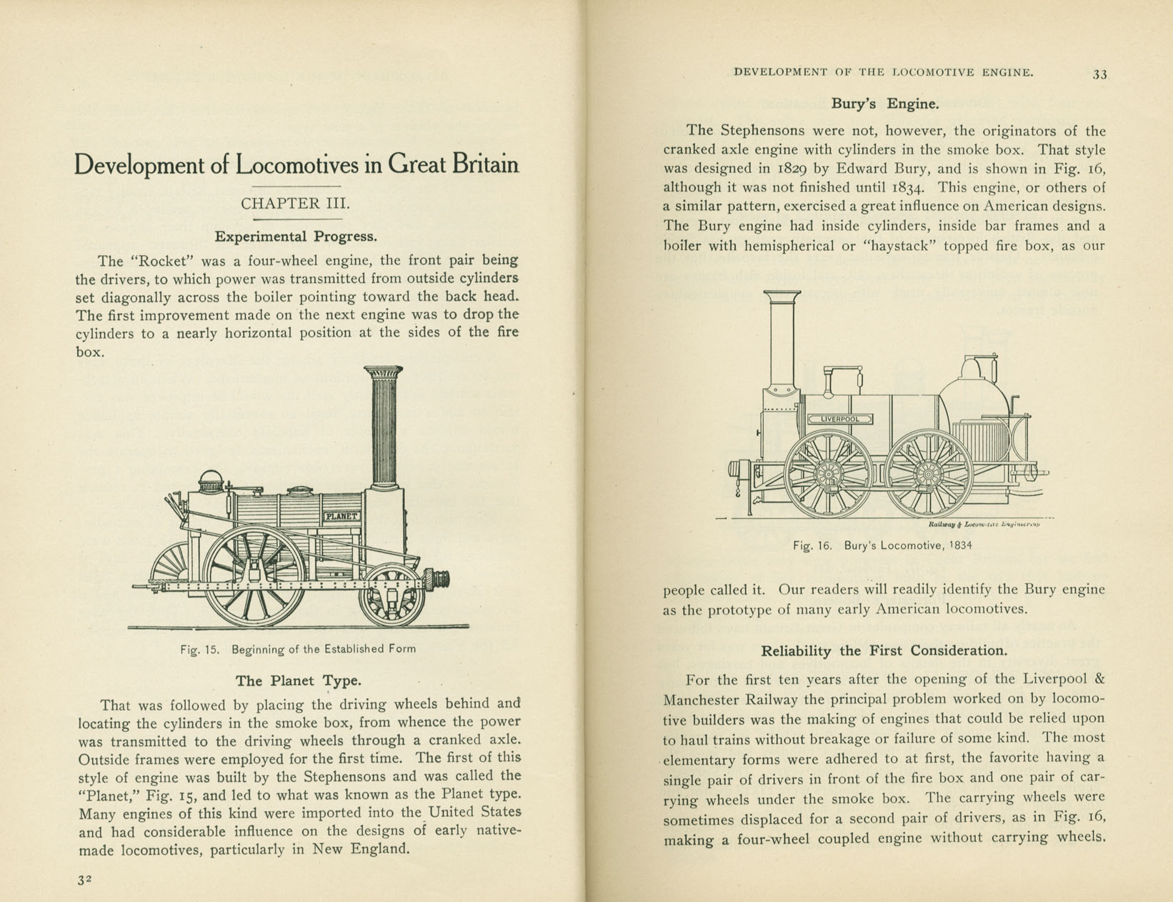 Development of the Locomotive Engine