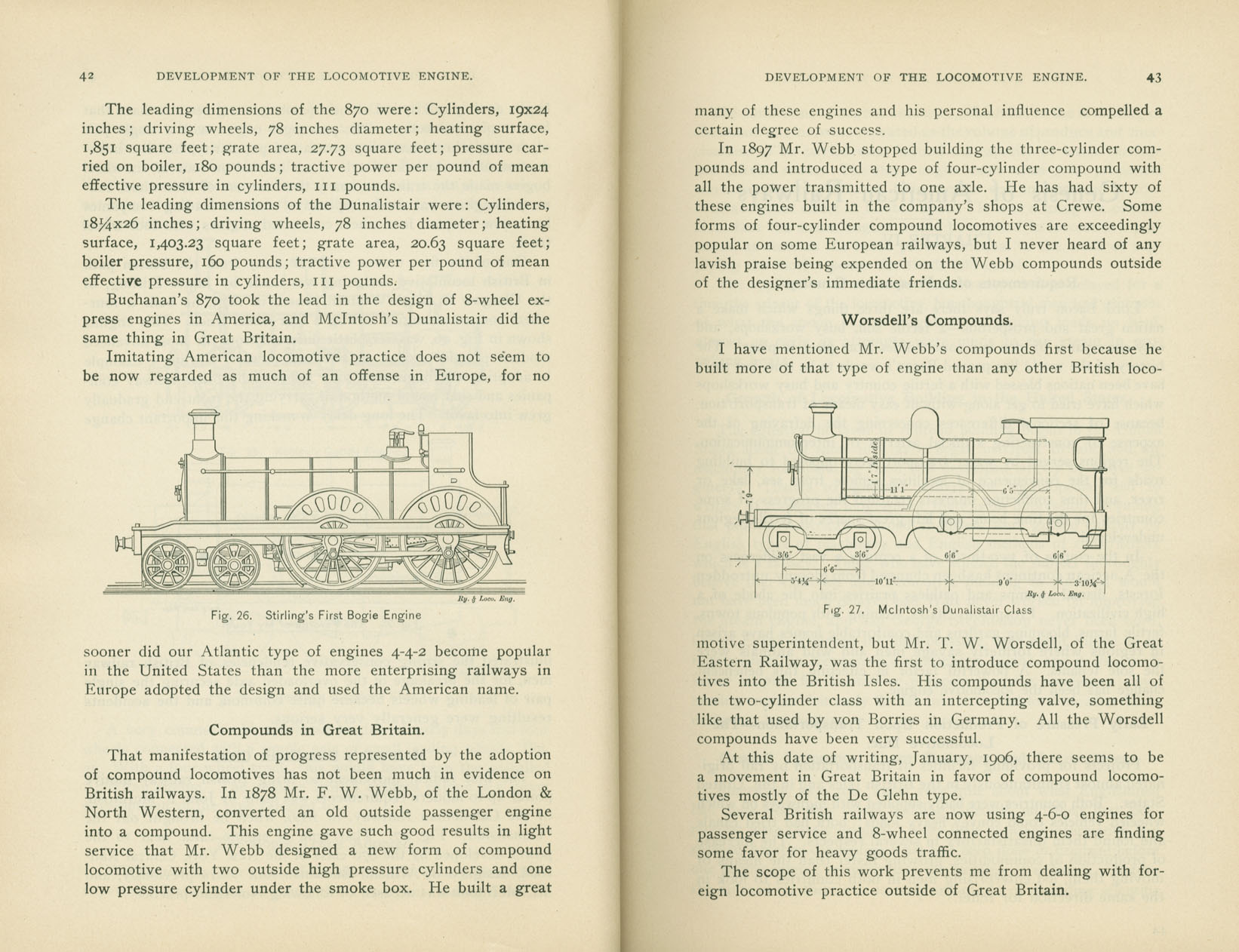 Development of the Locomotive Engine