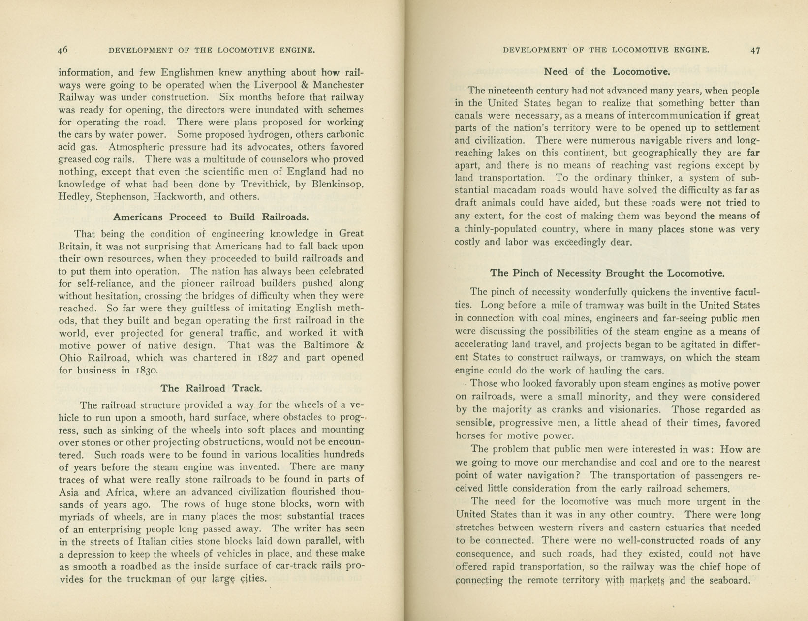 Development of the Locomotive Engine