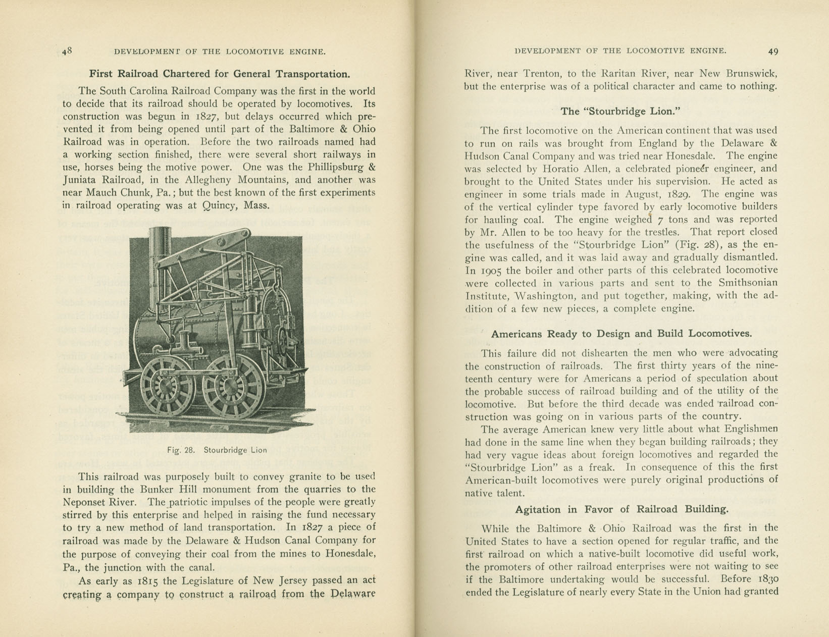 Development of the Locomotive Engine