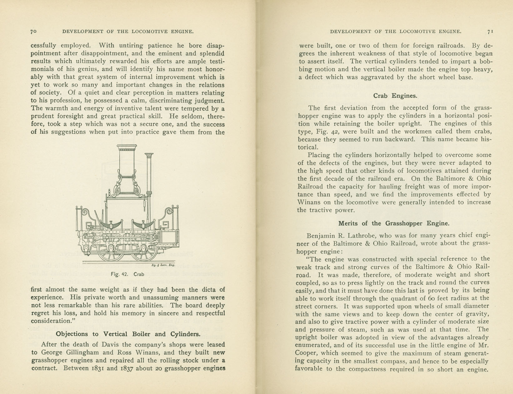 Development of the Locomotive Engine