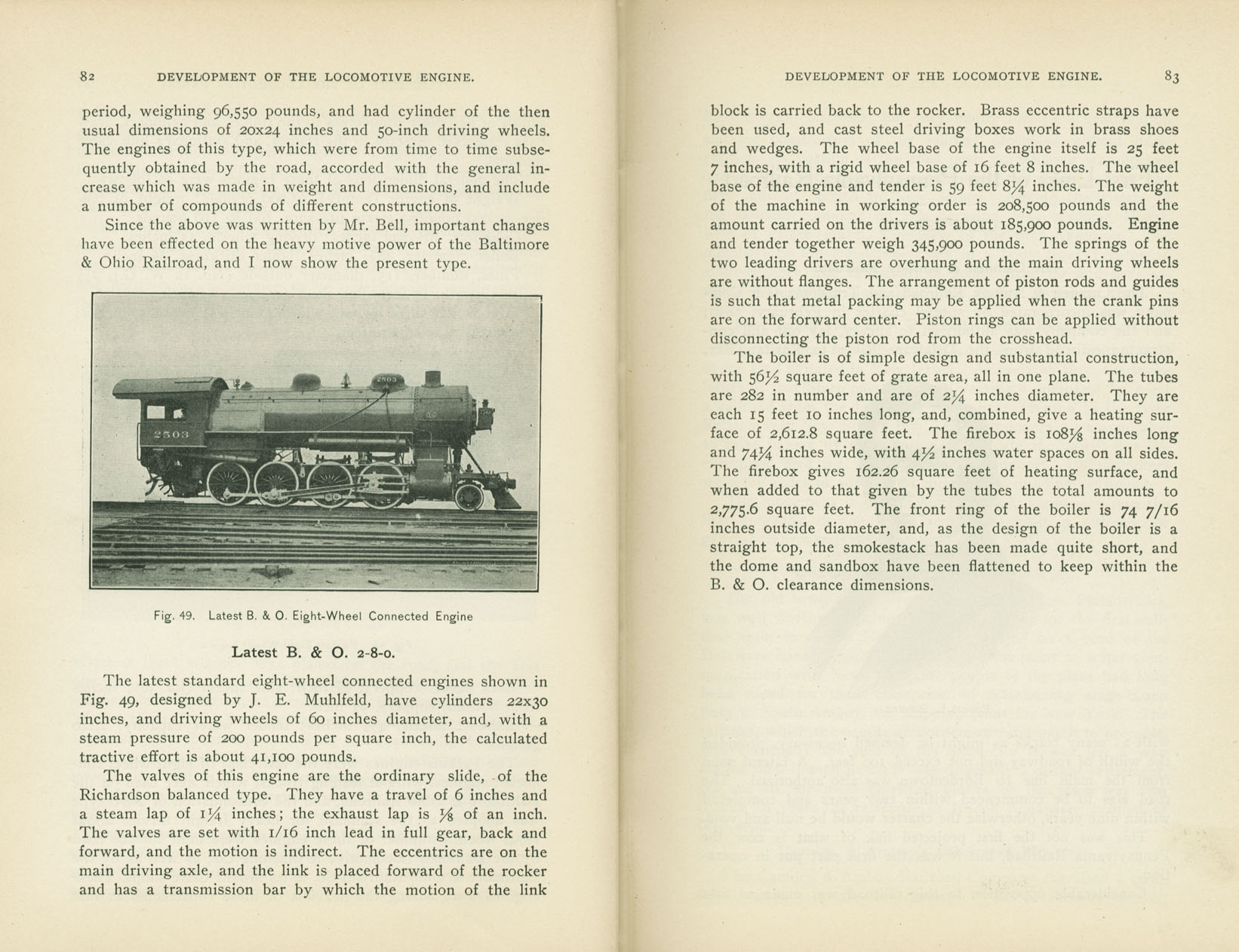Development of the Locomotive Engine