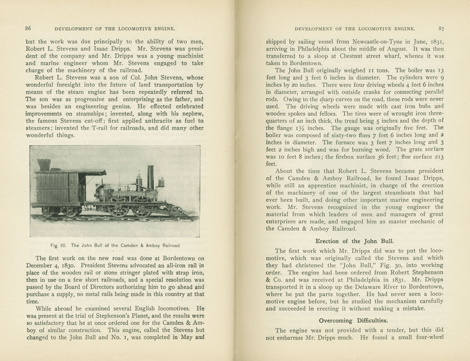 Development of the Locomotive Engine