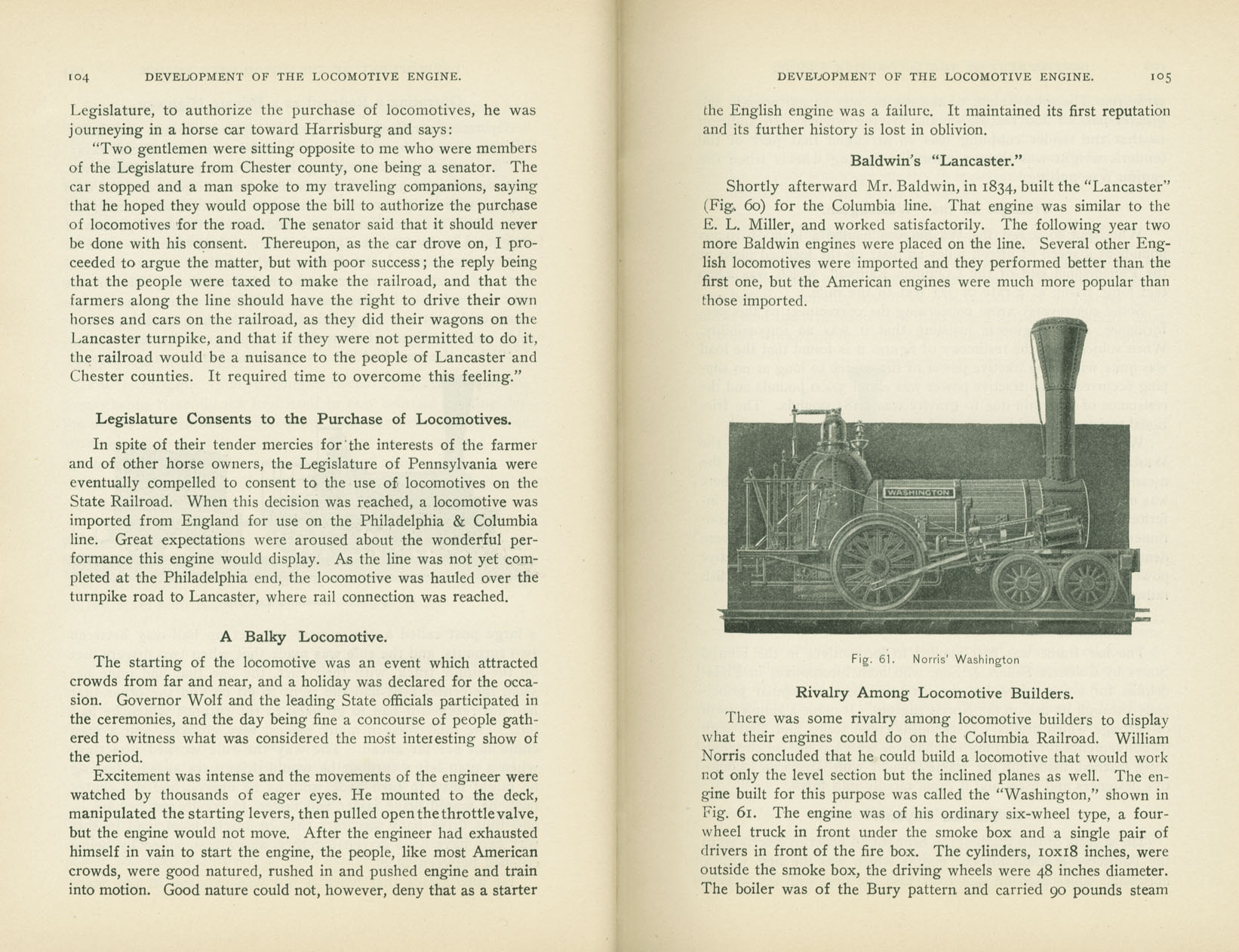 Development of the Locomotive Engine