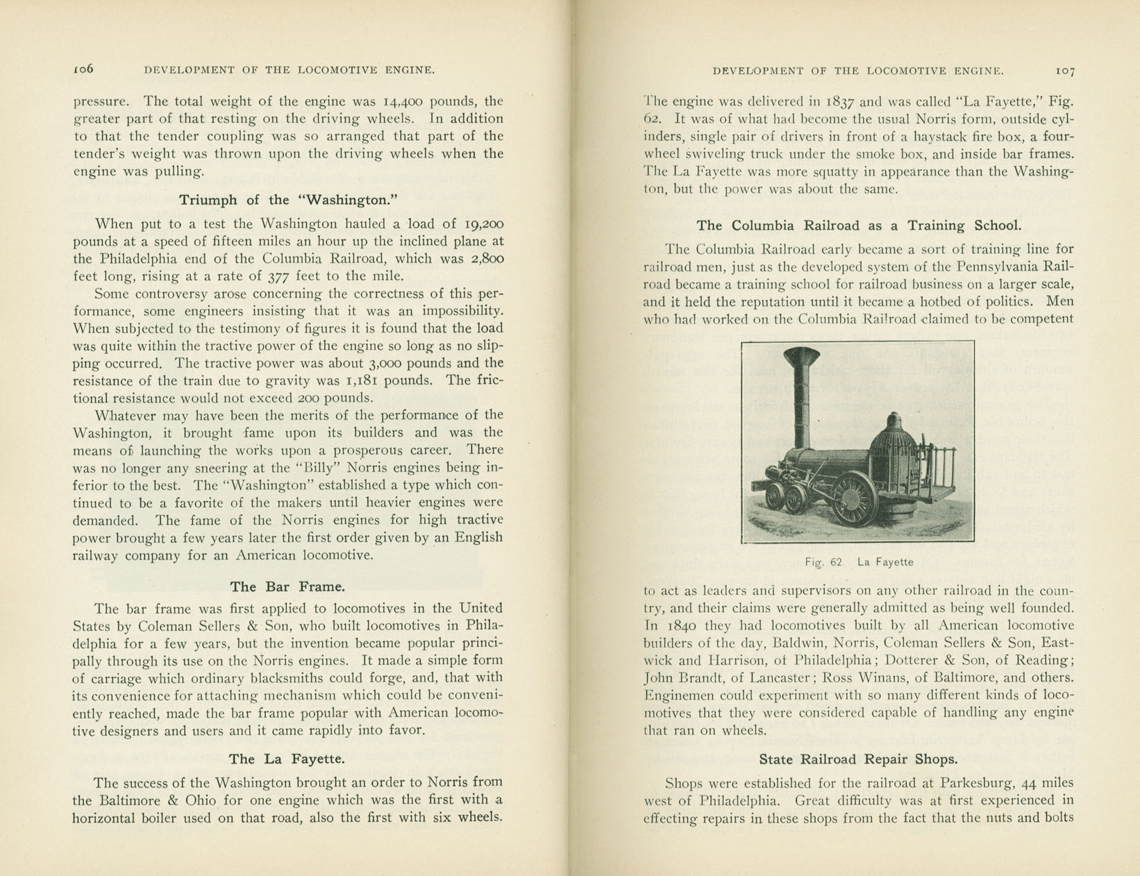 Development of the Locomotive Engine