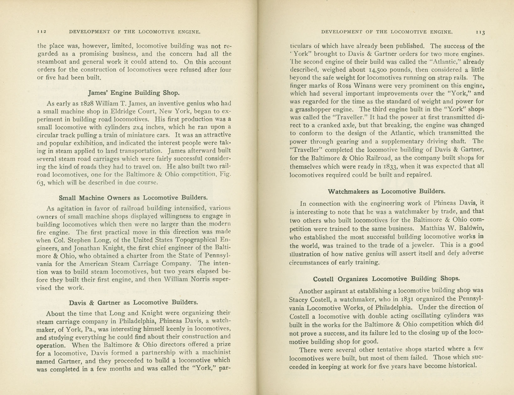 Development of the Locomotive Engine