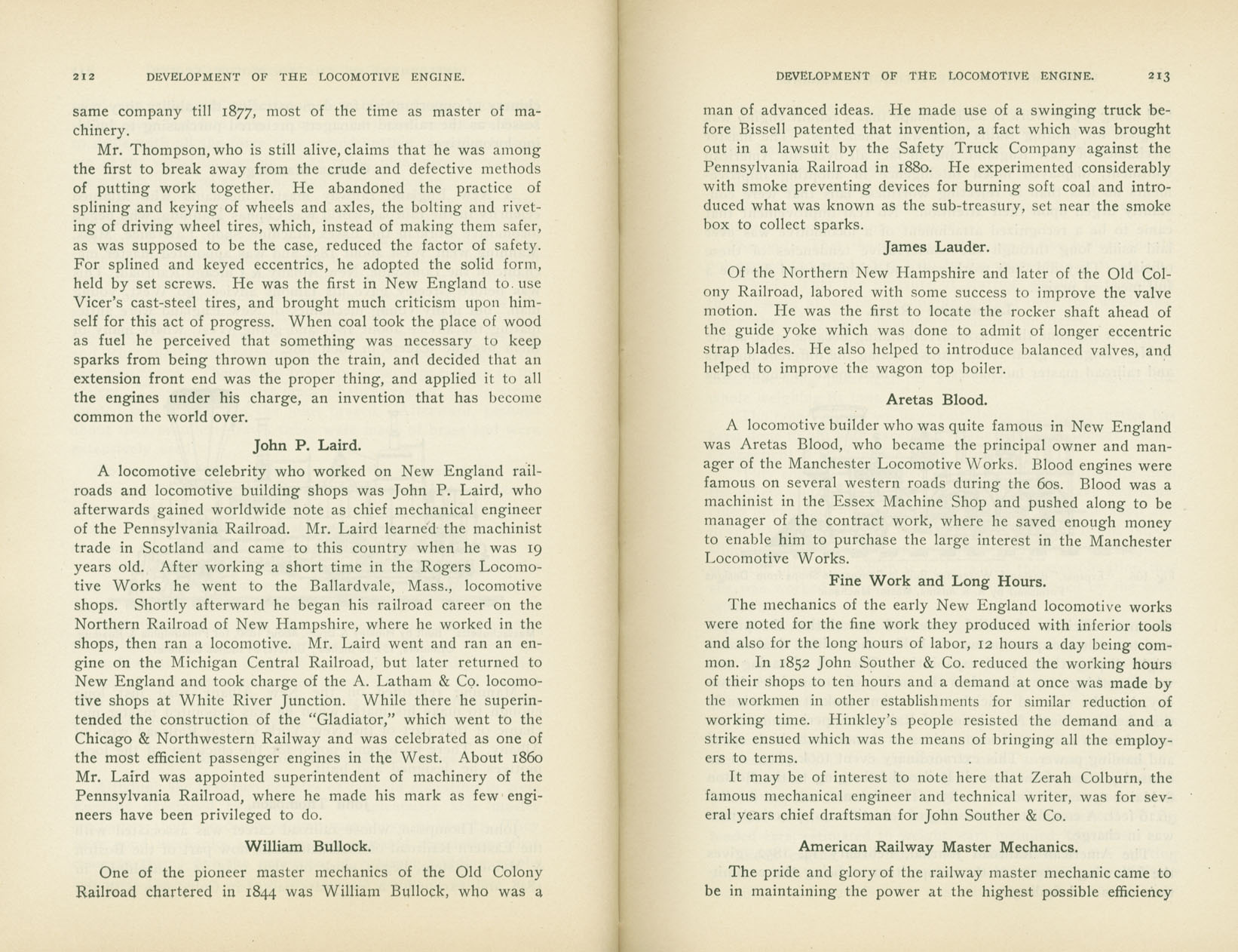 Development of the Locomotive Engine