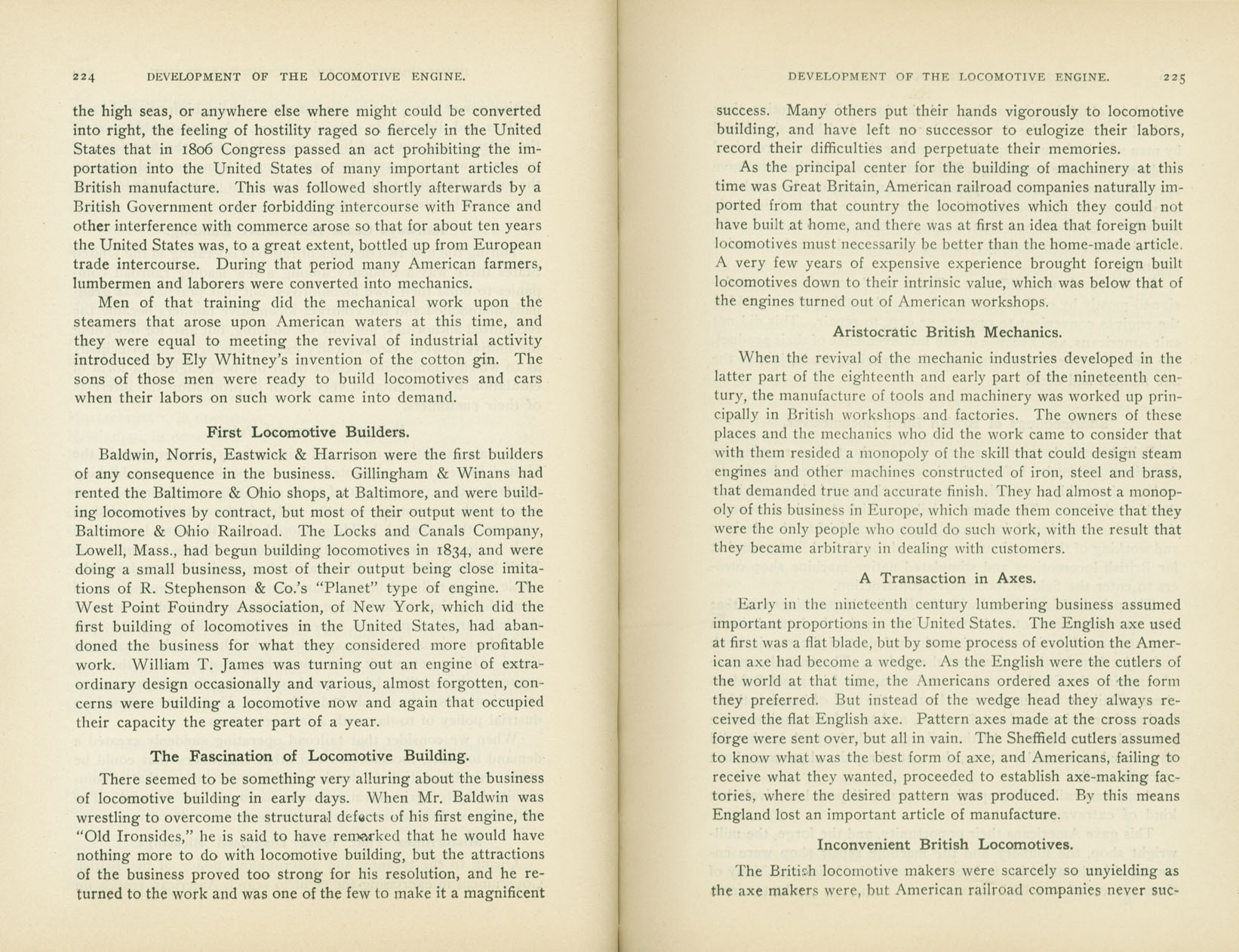 Development of the Locomotive Engine