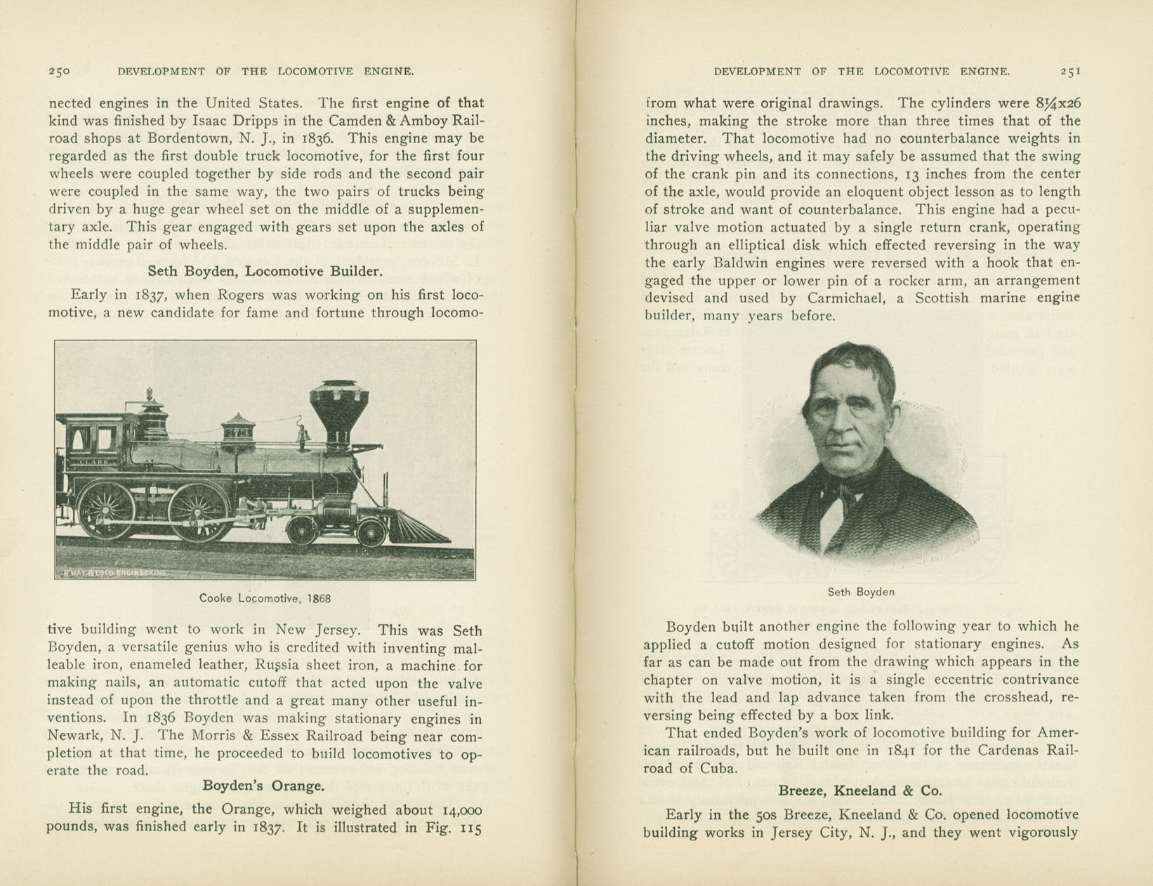 Development of the Locomotive Engine