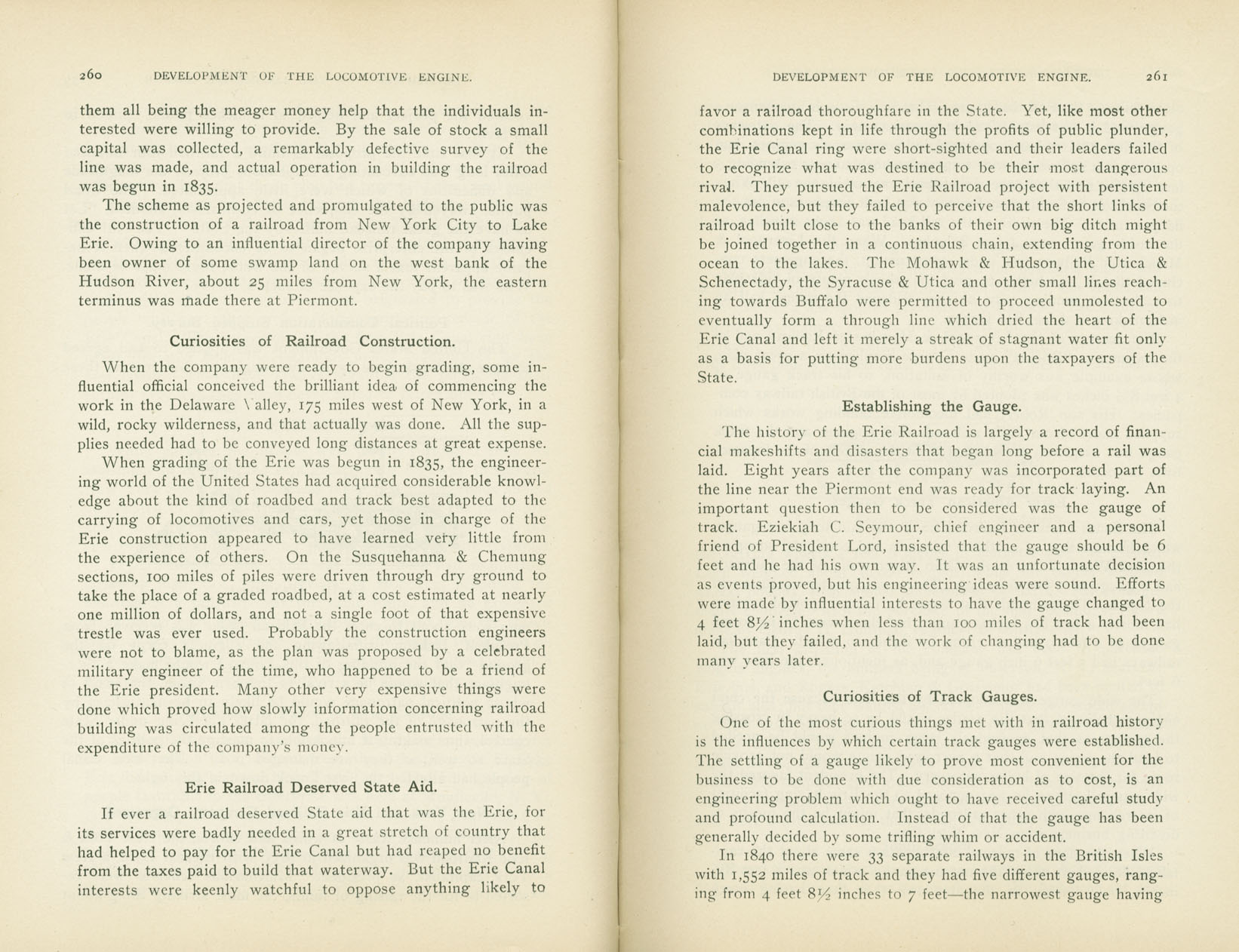 Development of the Locomotive Engine