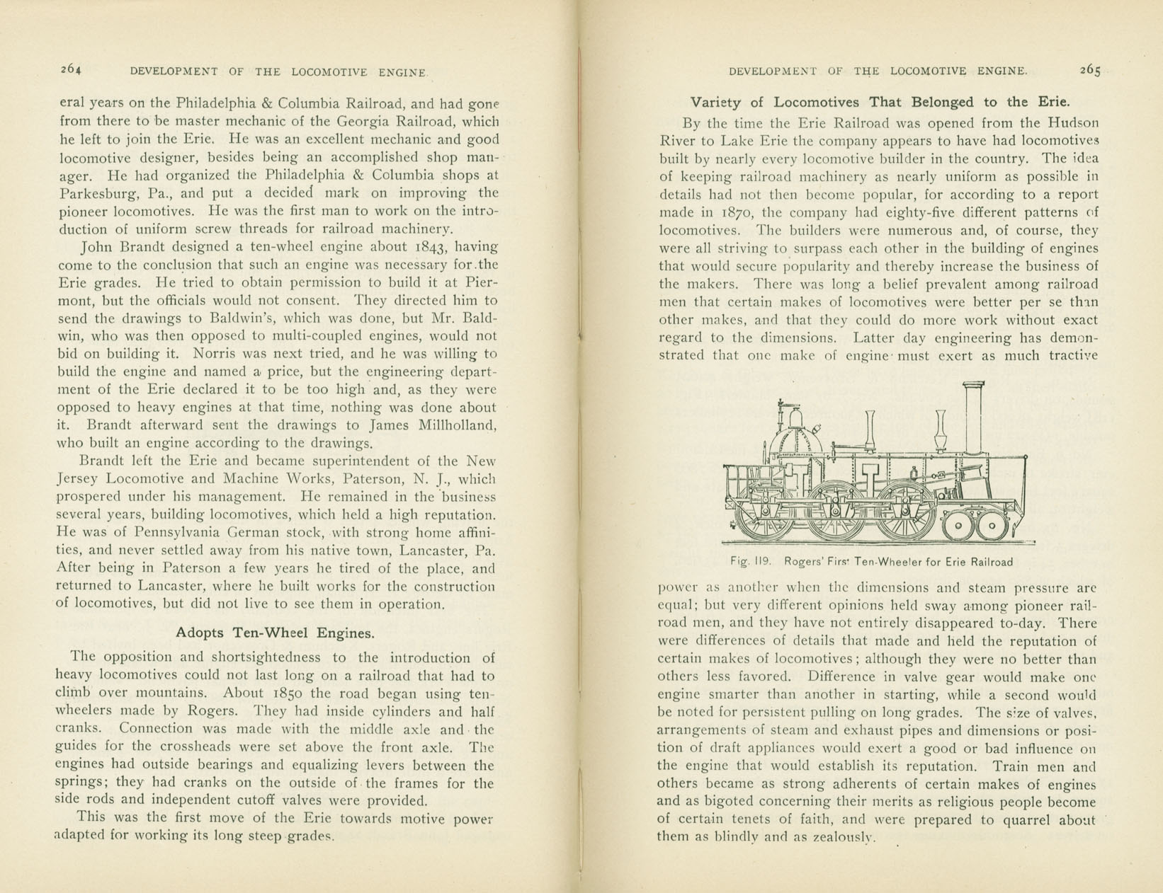 Development of the Locomotive Engine