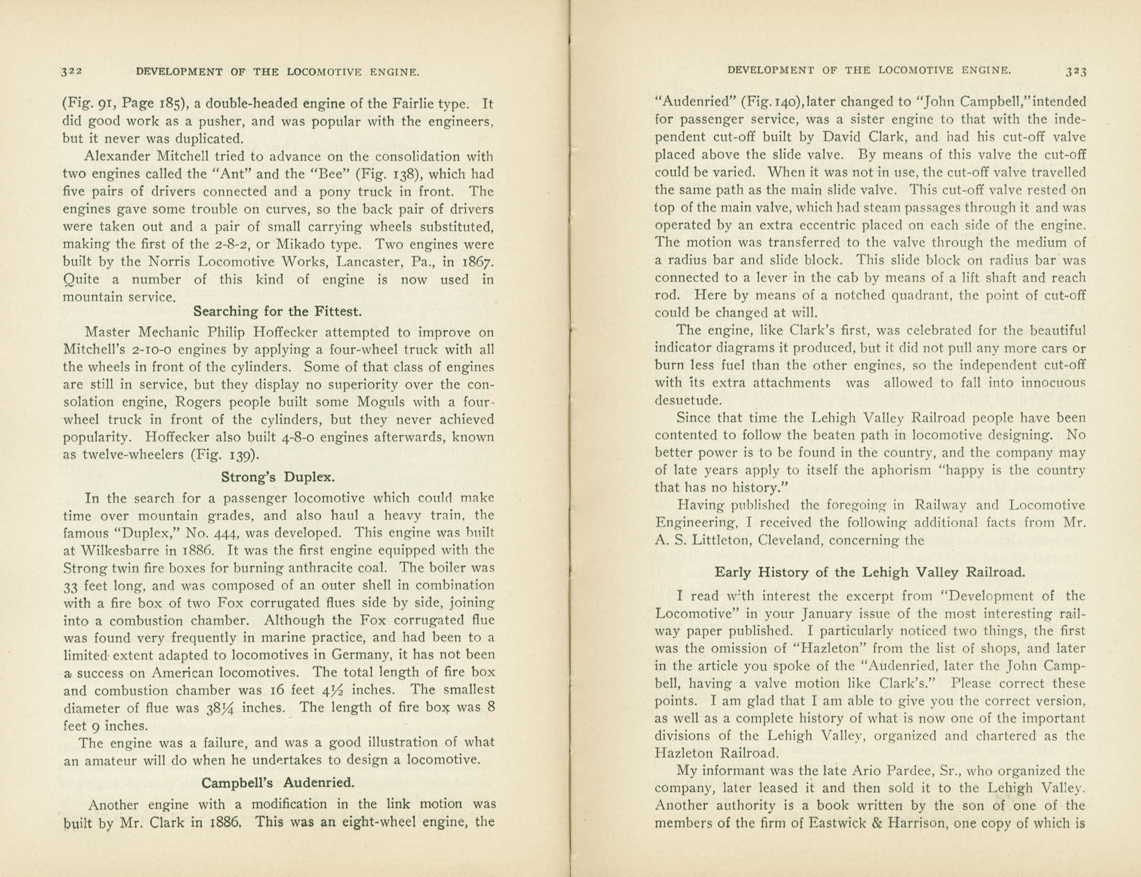 Development of the Locomotive Engine