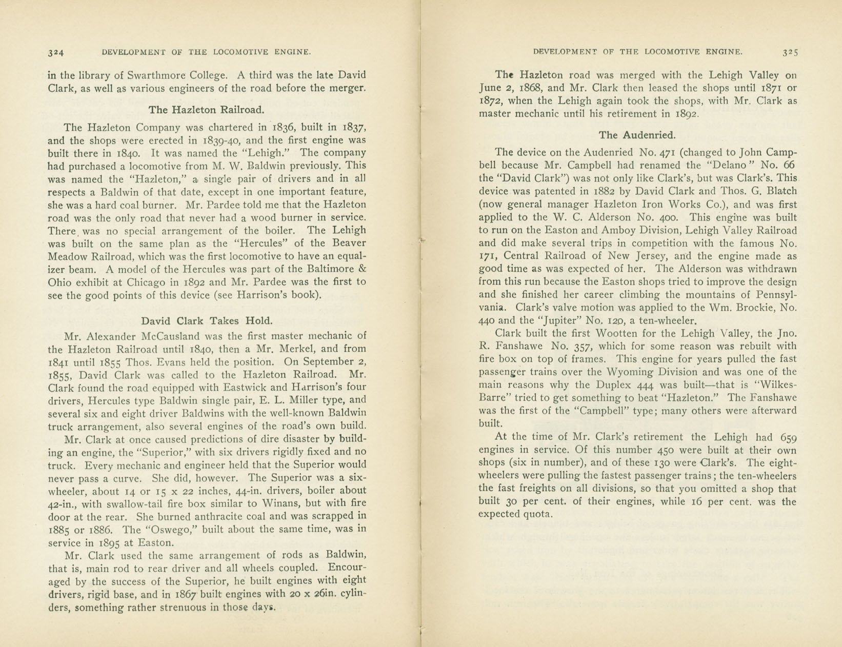 Development of the Locomotive Engine