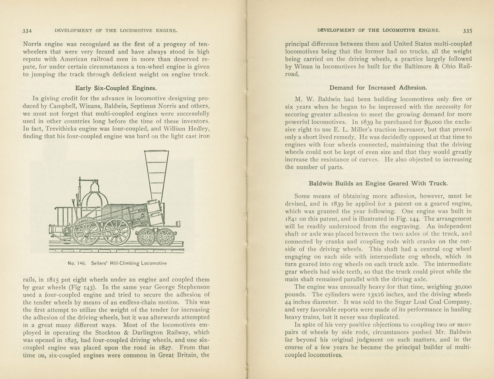 Development of the Locomotive Engine