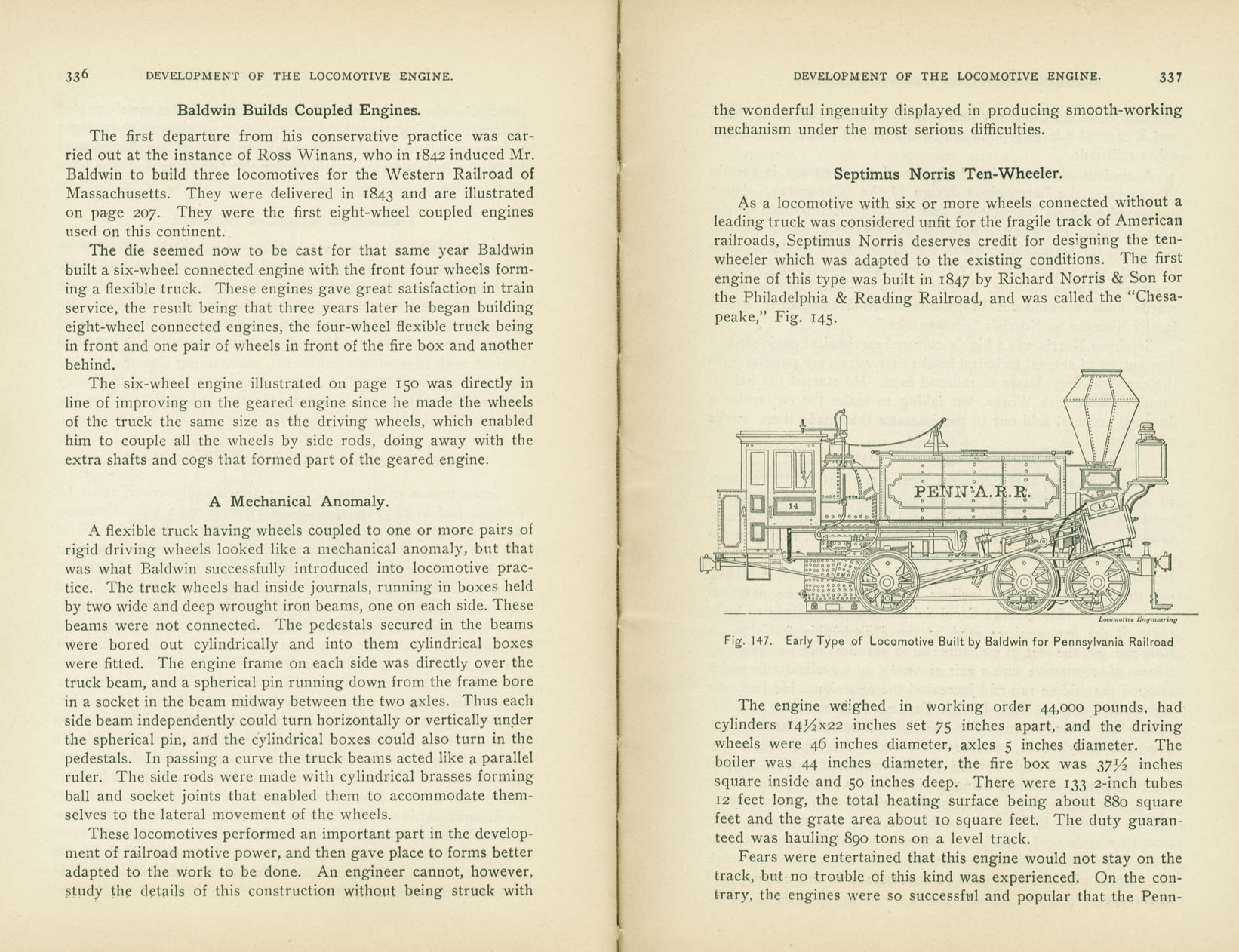 Development of the Locomotive Engine