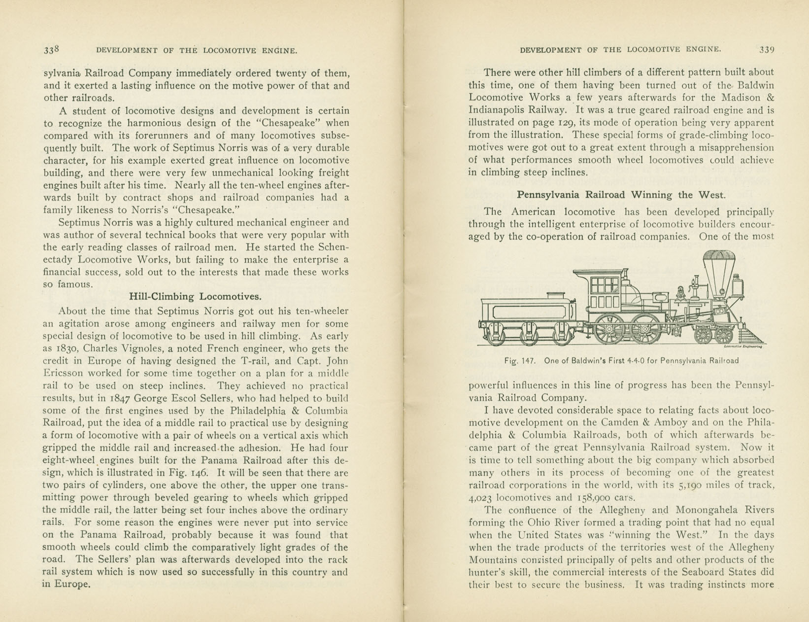Development of the Locomotive Engine