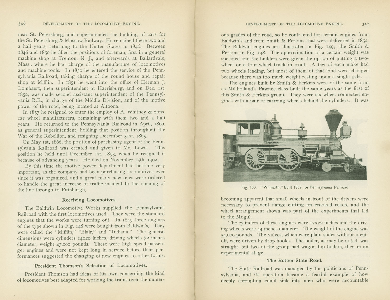 Development of the Locomotive Engine