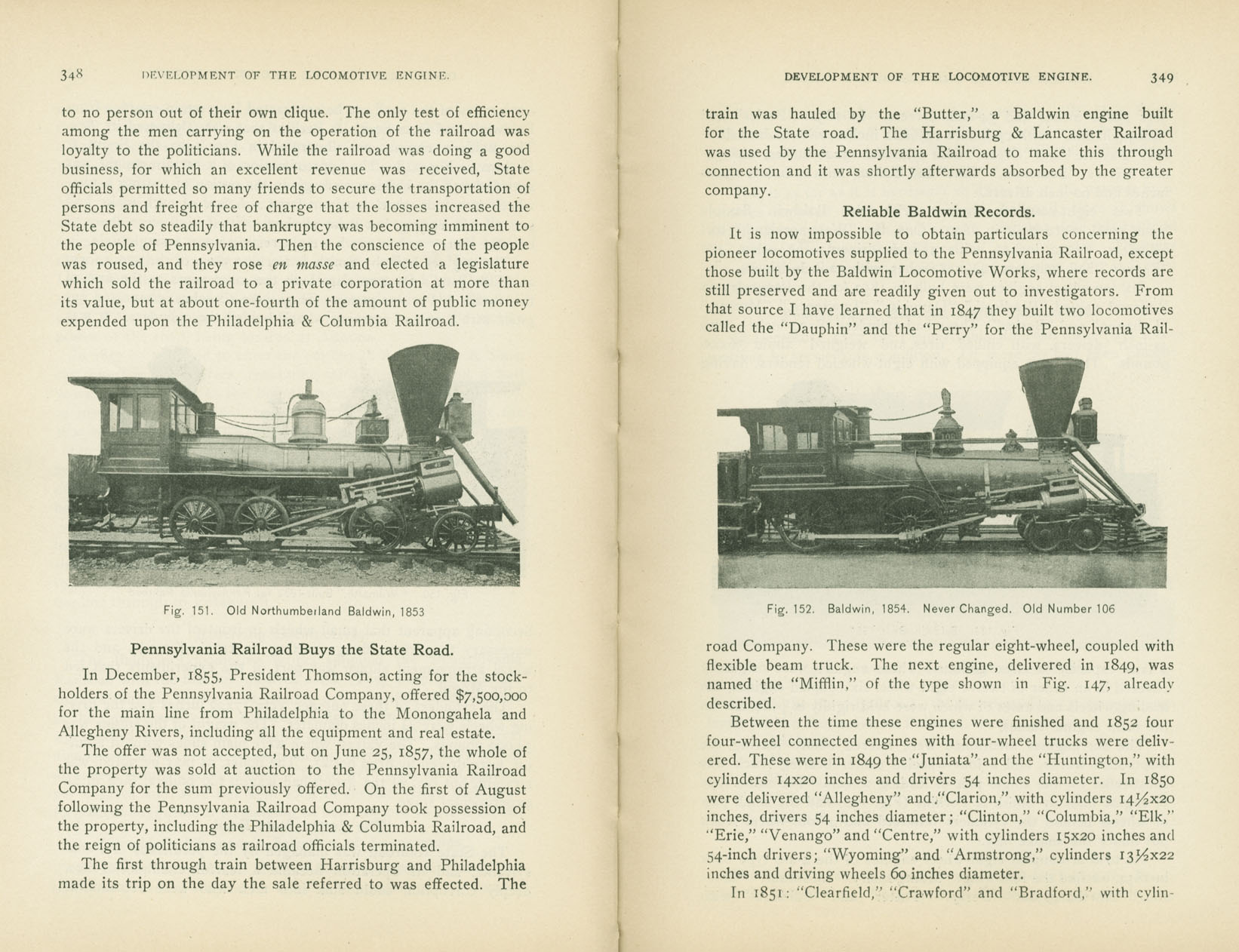 Development of the Locomotive Engine
