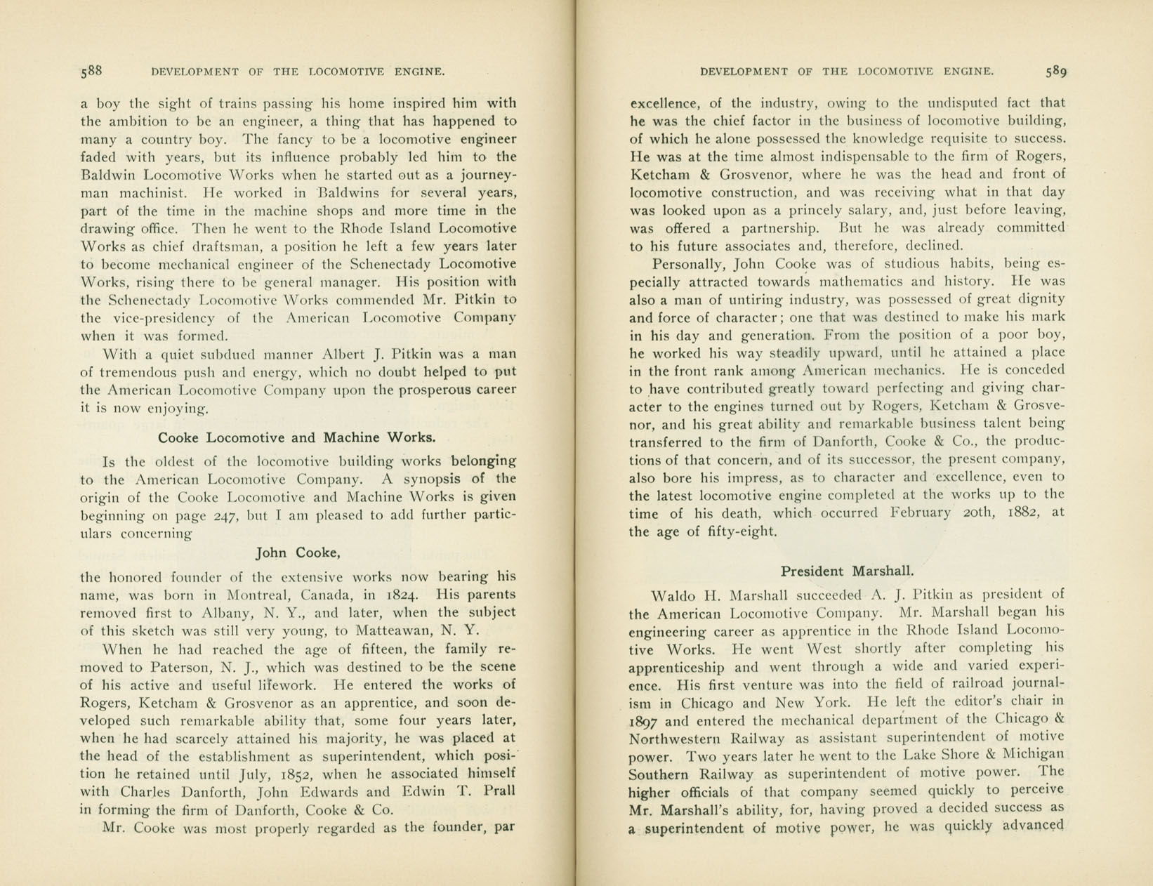 Development of the Locomotive Engine