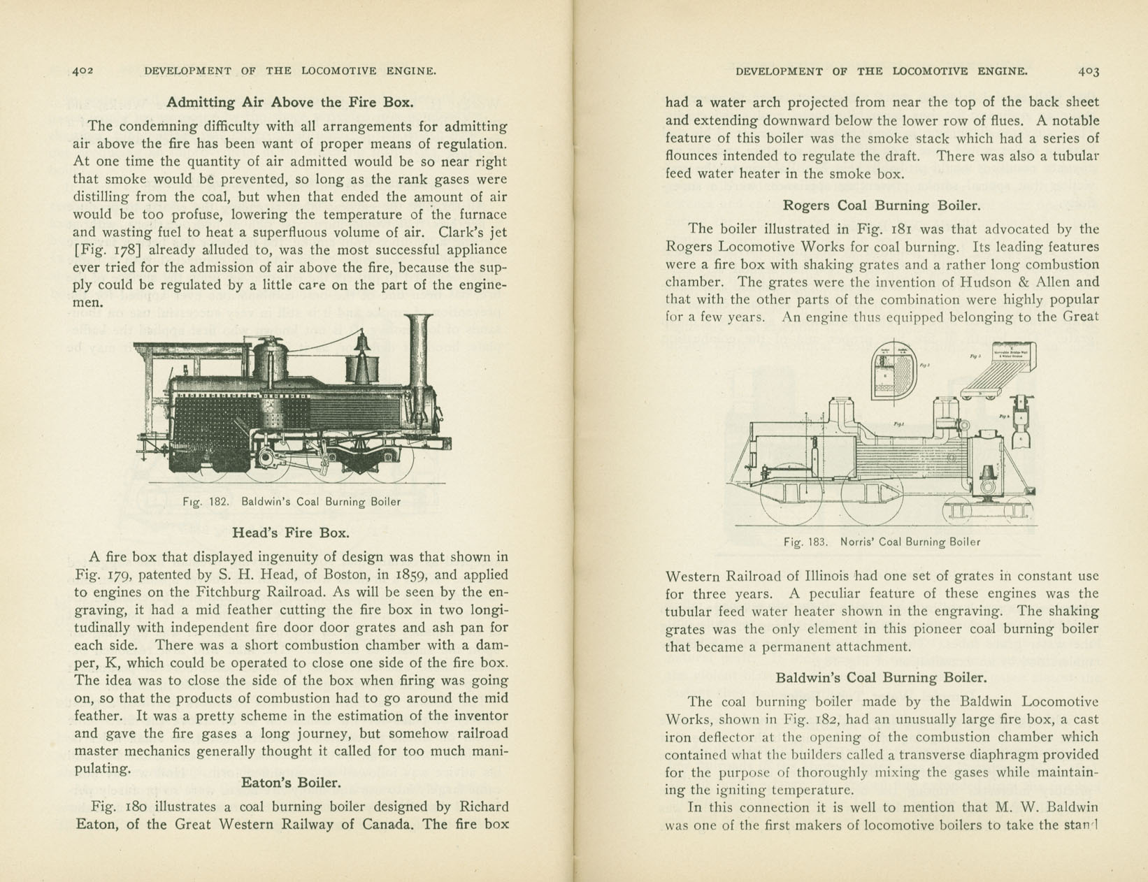 Development of the Locomotive Engine