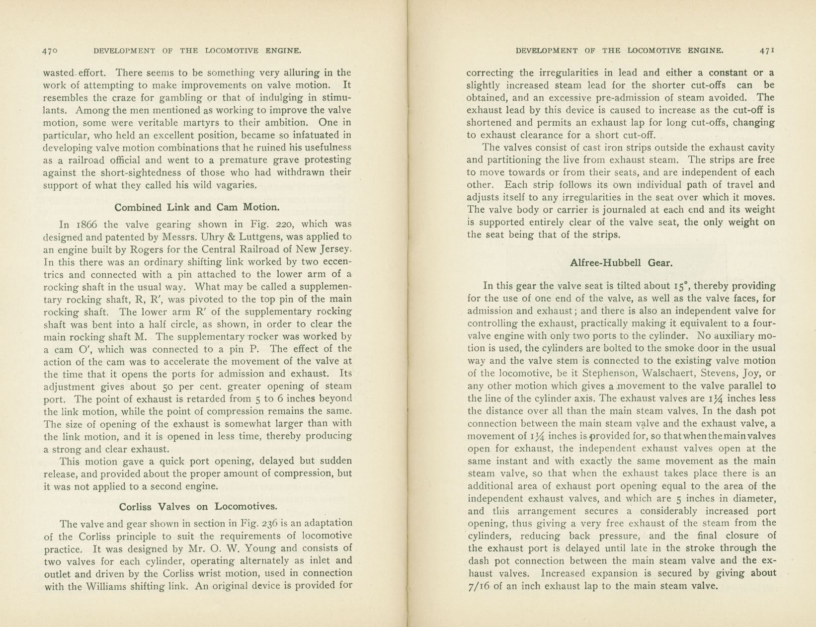 Development of the Locomotive Engine