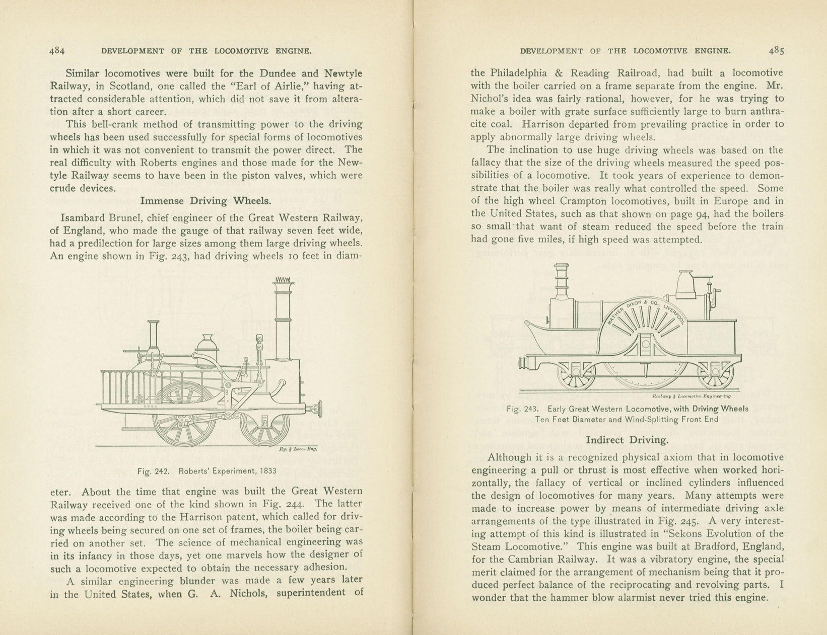 Development of the Locomotive Engine