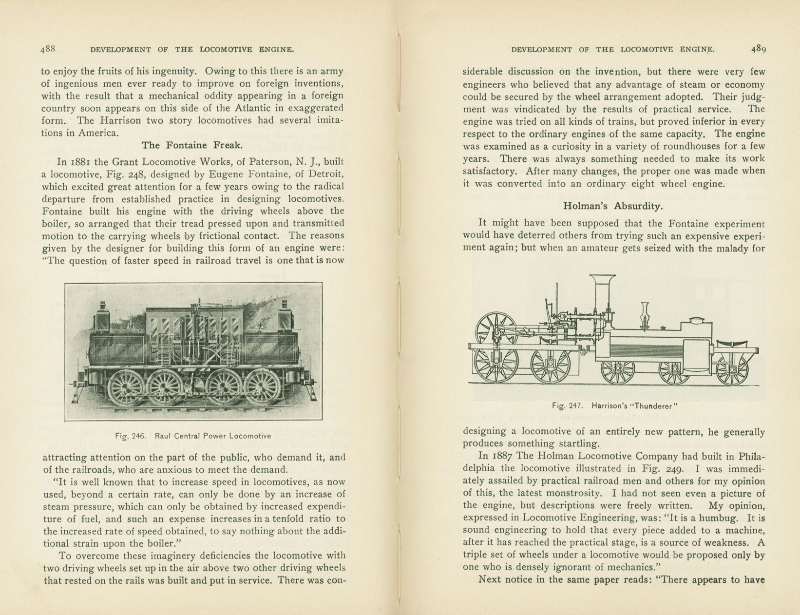 Development of the Locomotive Engine