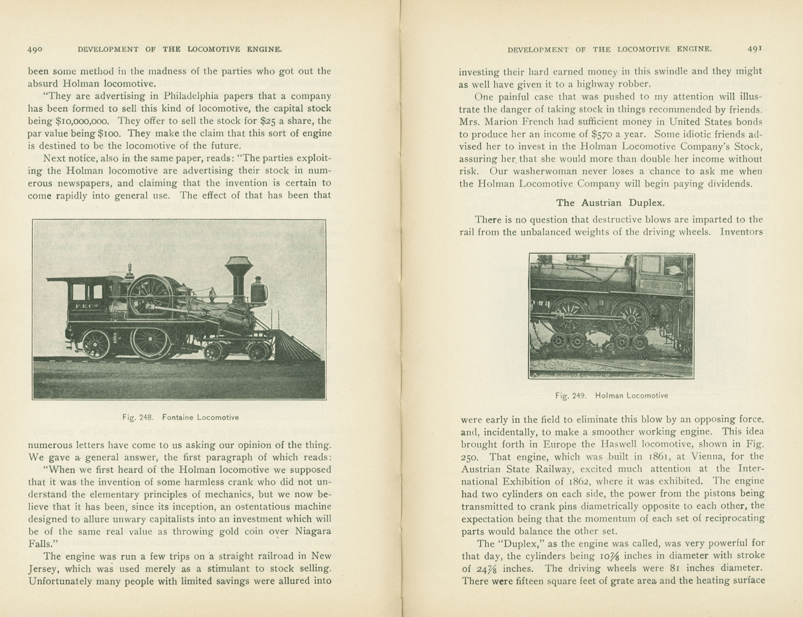 Development of the Locomotive Engine