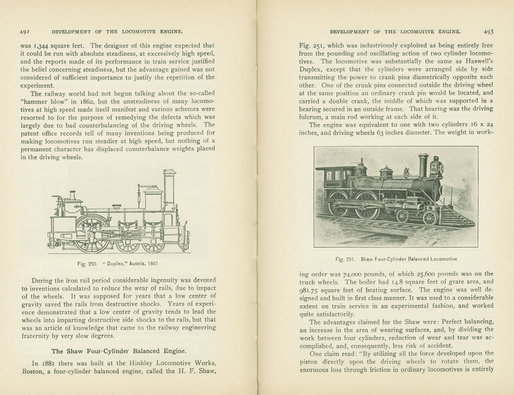 Development of the Locomotive Engine