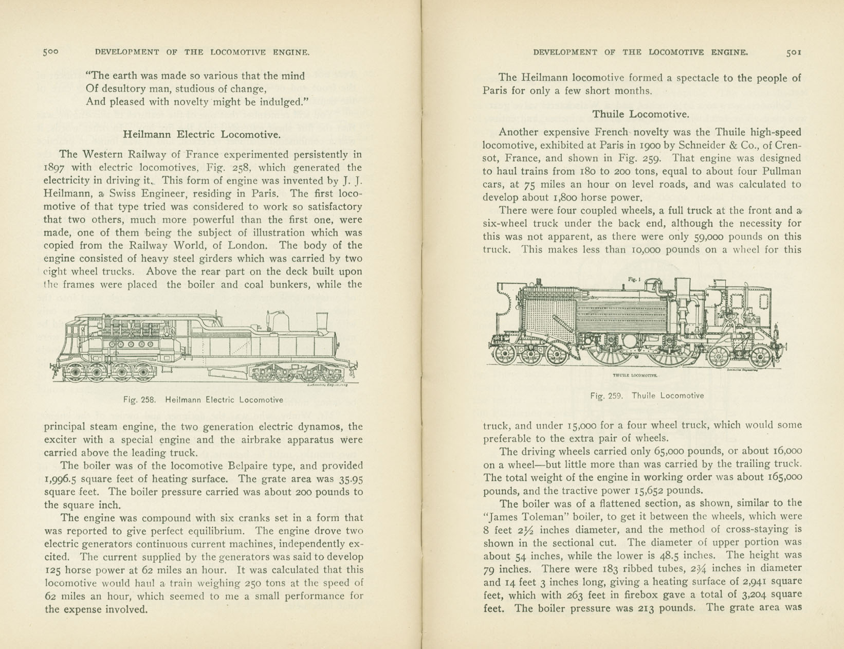 Development of the Locomotive Engine