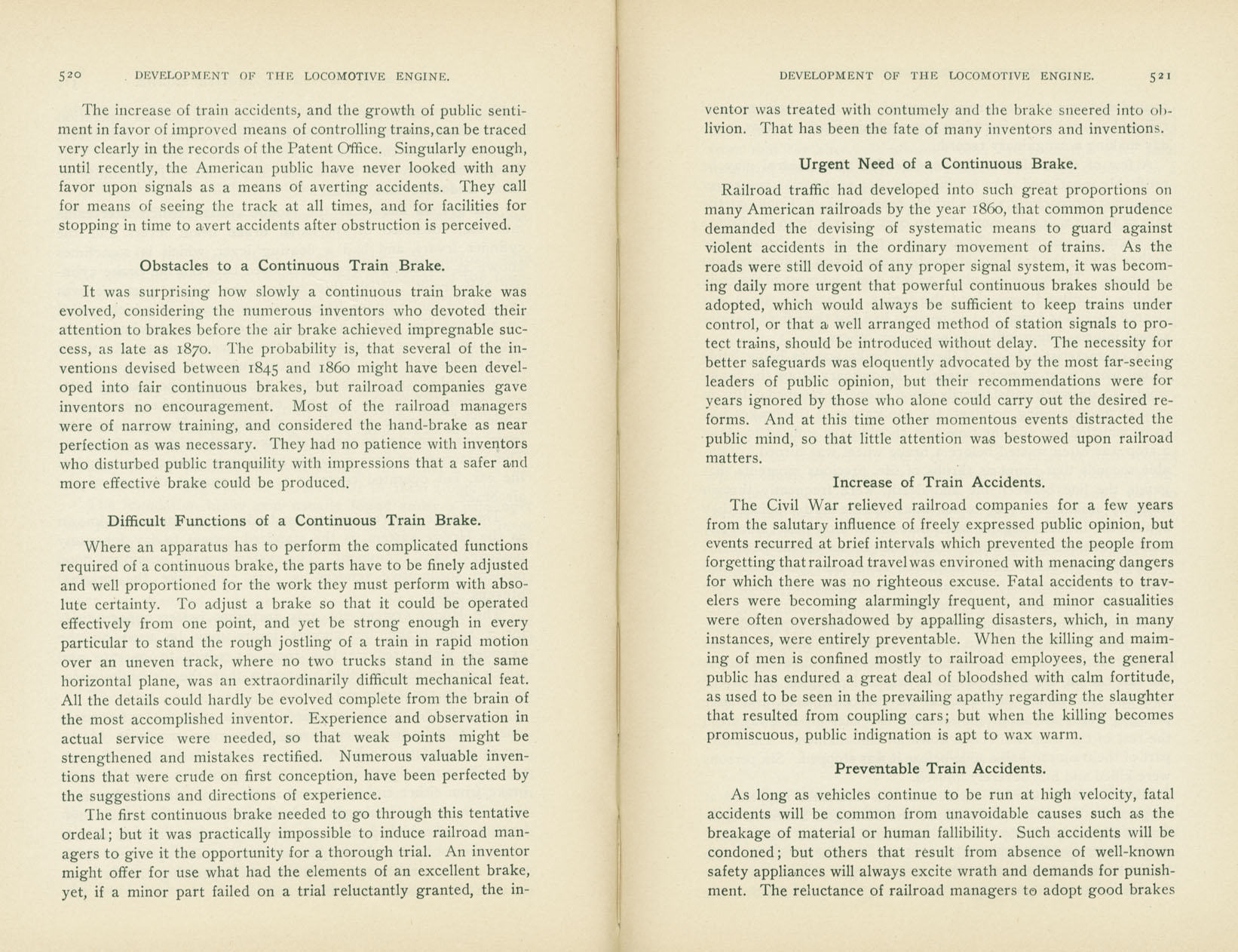 Development of the Locomotive Engine