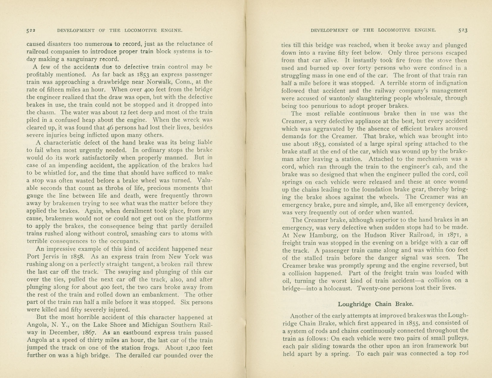 Development of the Locomotive Engine