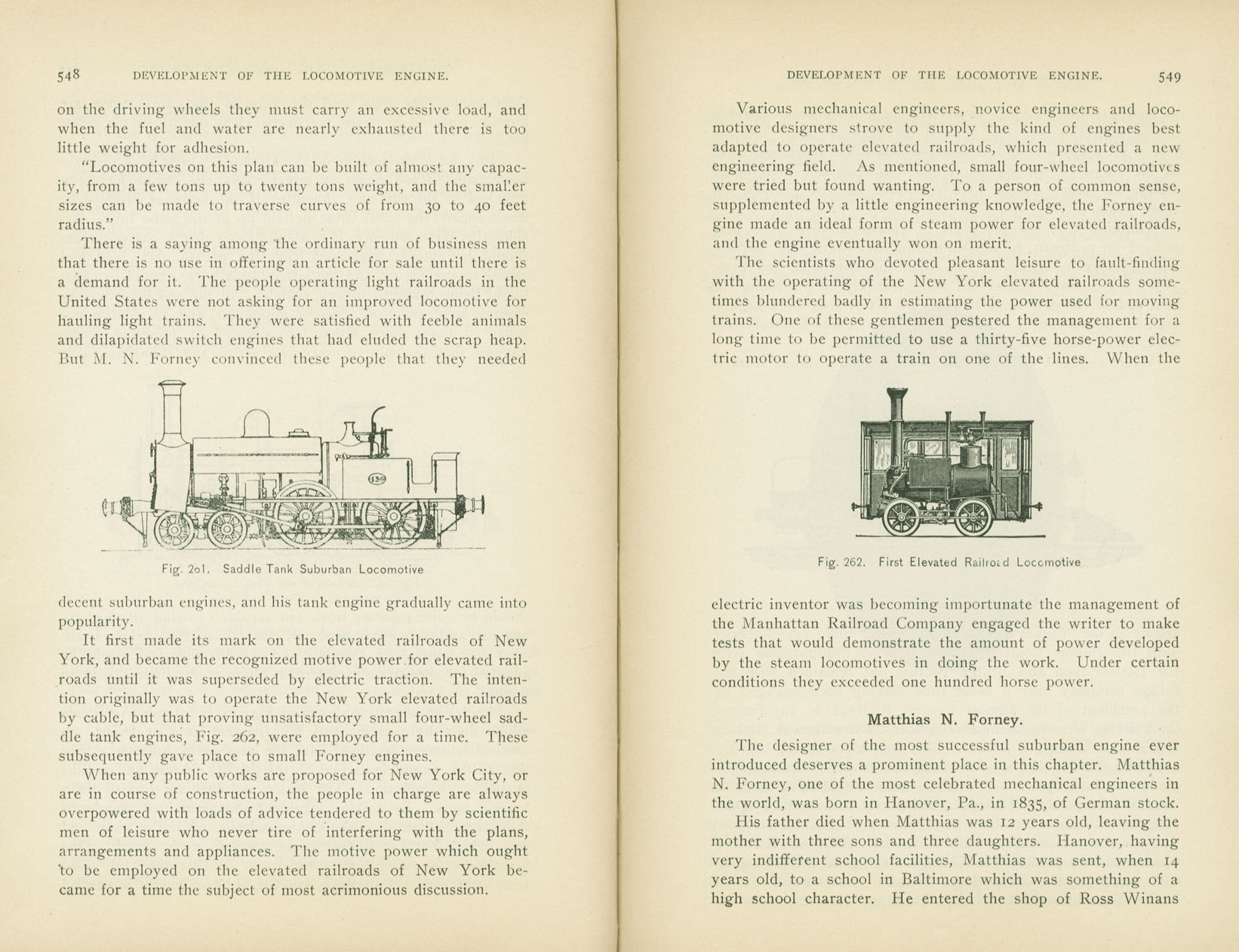 Development of the Locomotive Engine