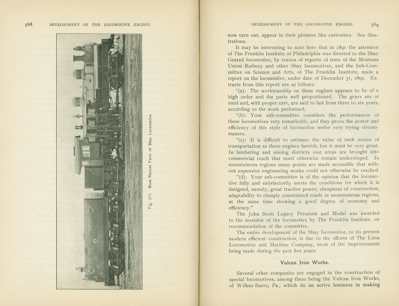 Development of the Locomotive Engine
