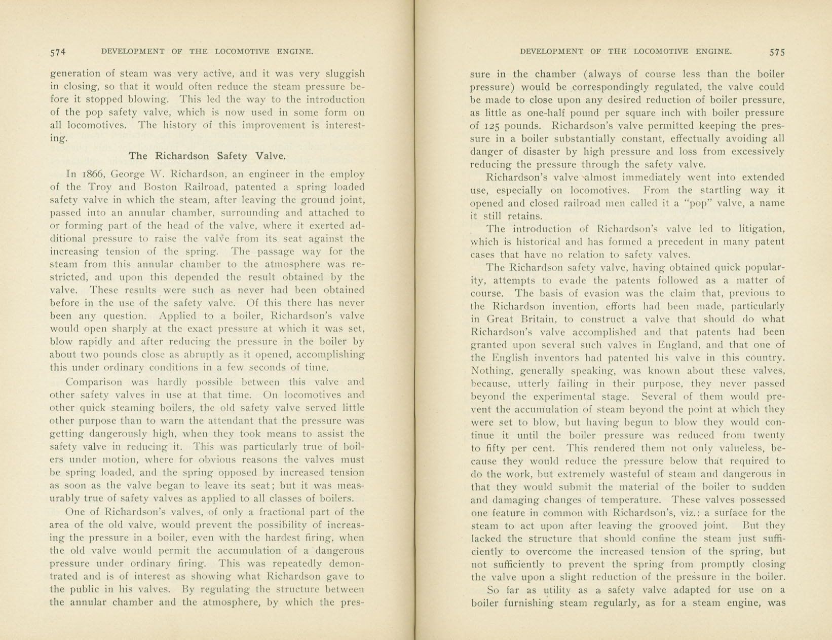 Development of the Locomotive Engine