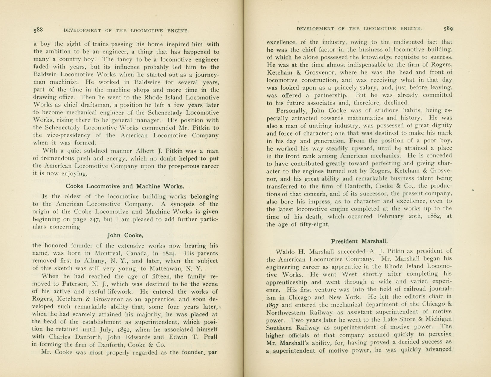 Development of the Locomotive Engine