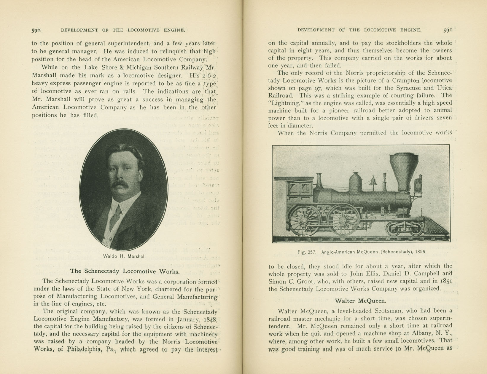 Development of the Locomotive Engine