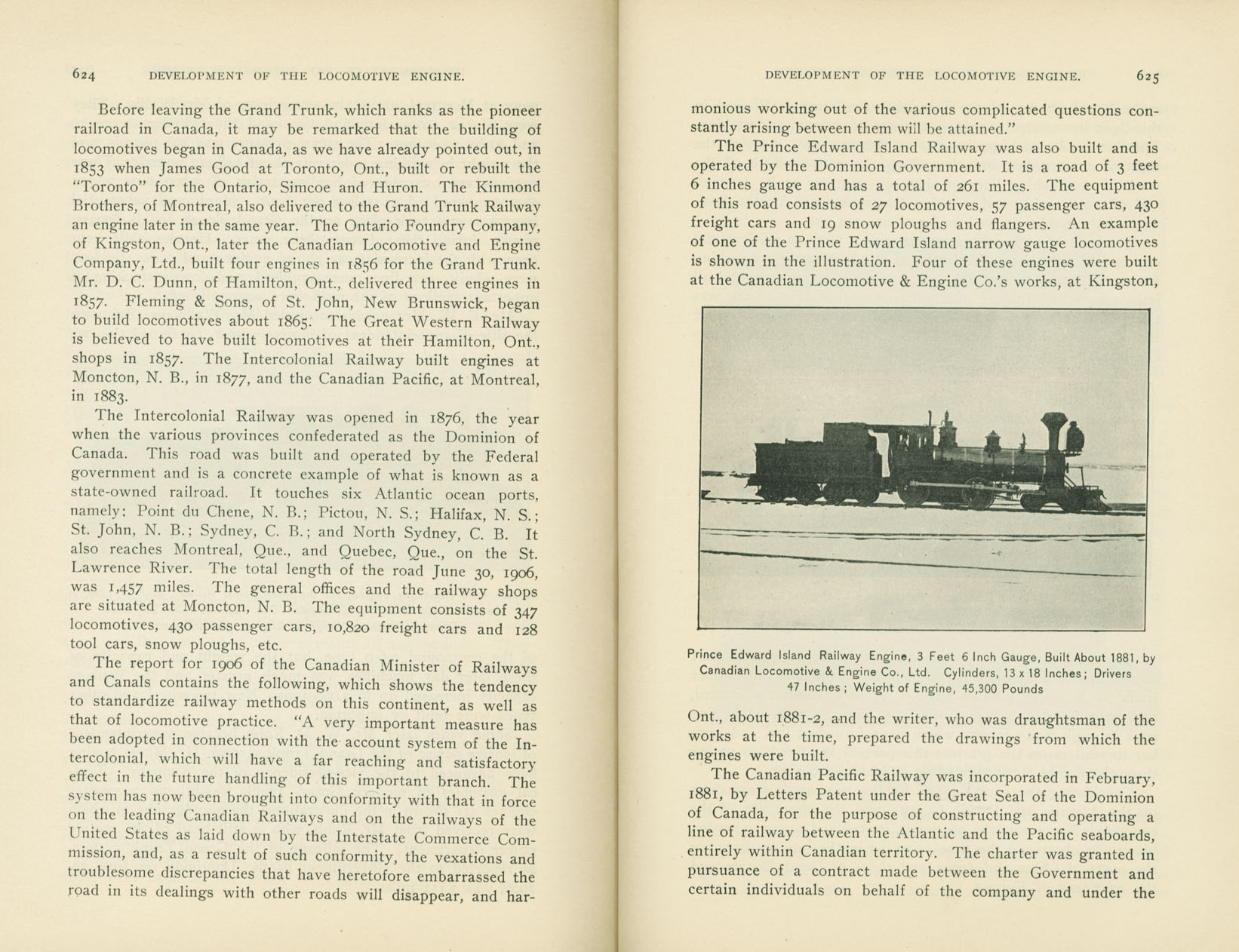 Development of the Locomotive Engine