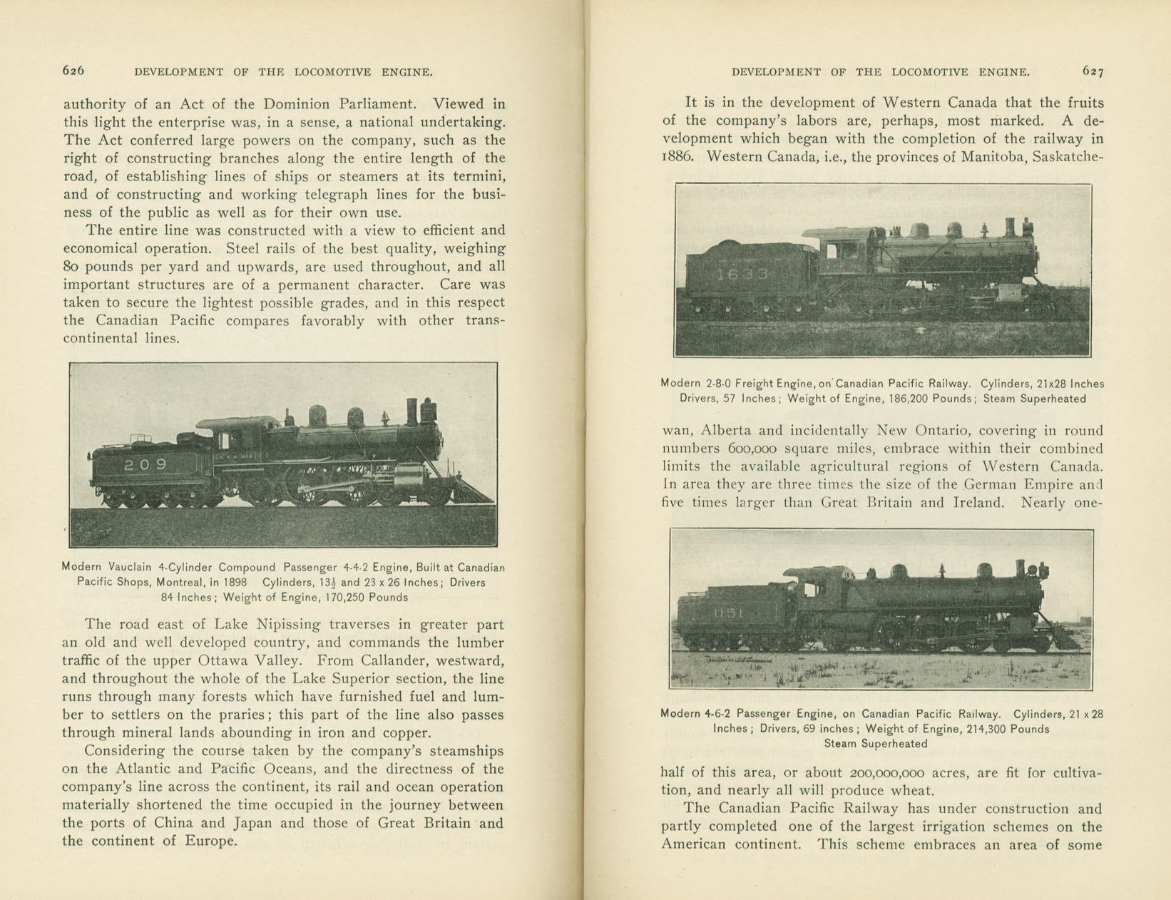 Development of the Locomotive Engine
